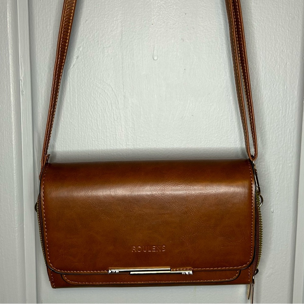 Roulens Small Crossbody Bag for Women,Cell Phone Purse Women's Shoulder Handbag